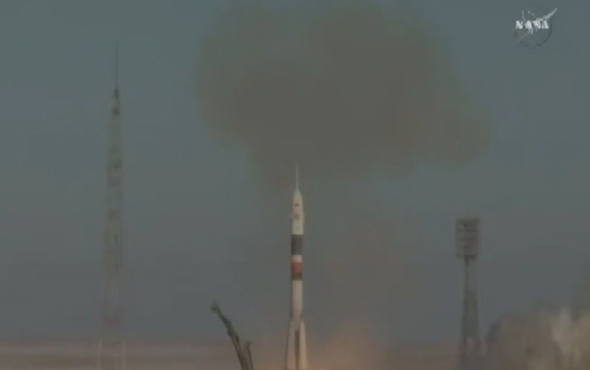 Soyuz MS-07 uzay aracı Kazakistan’dan fırlatıldı