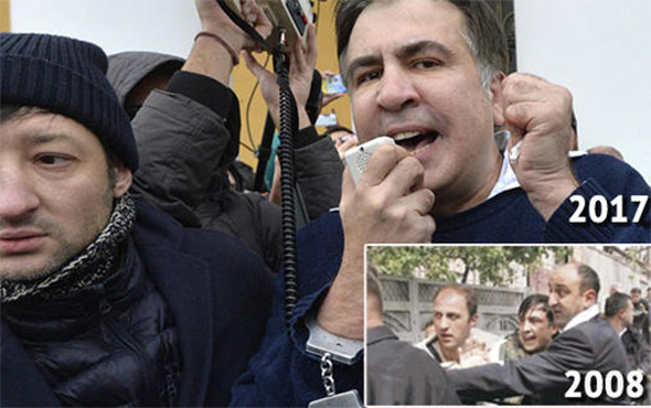 Ukrayna’da Saakaşvili taraftarları polisle çatıştı!