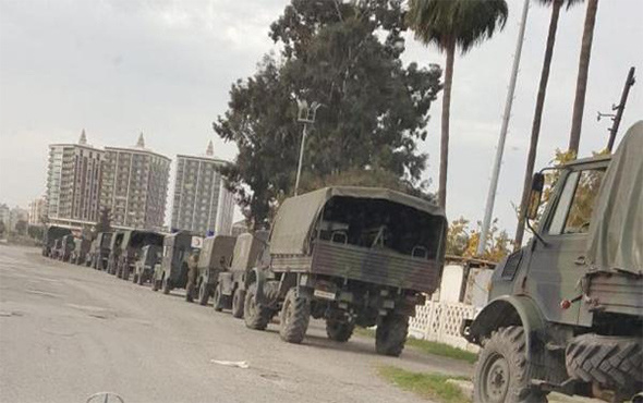 Hatay sınırına askeri sevkiyat! Komandolar...