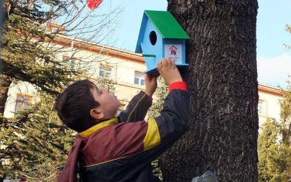 Yozgat'ta çocuklar hayvanlar için harekete geçti