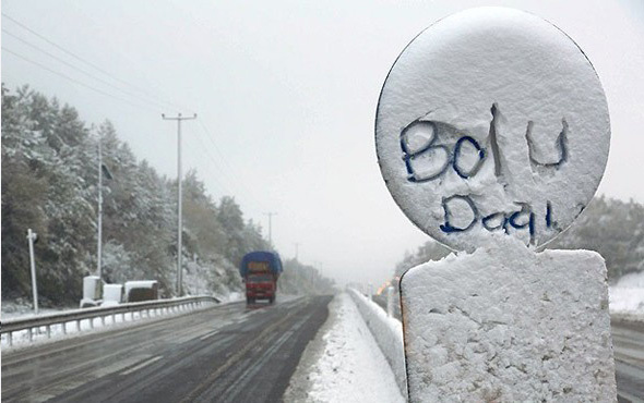 Bolu hava durumu okulları tatil ettirecek kar yağışı