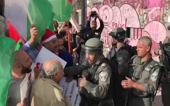  Batı Şeria'daki gösterilere müdahale