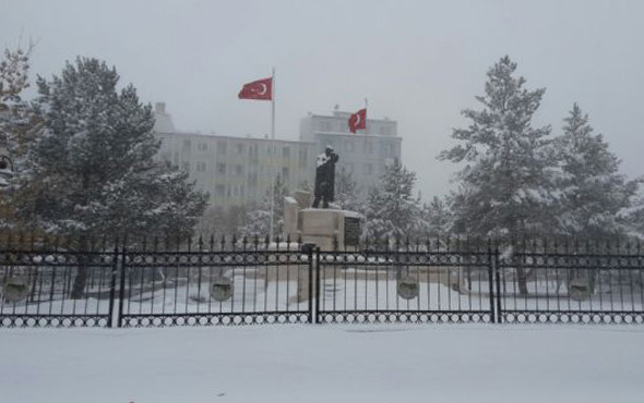 Kars hava durumu okulları tatil ettirecek kar yağışı