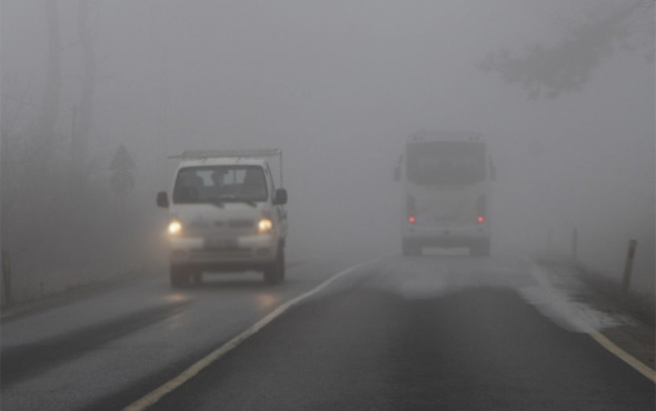 Ilgaz Dağı'ndaki sis ulaşımı etkiliyor