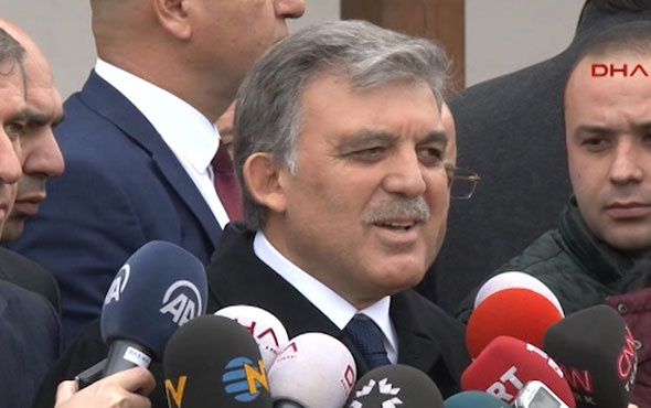 Abdullah Gül, Cumhurbaşkanı Erdoğan'ın eleştirilerine yanıt verdi