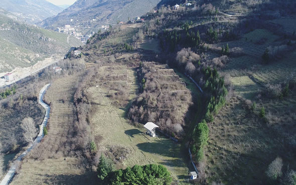 Trabzon'un Maçka ilçesindeki eski NATO üssü ilk kez görüntülendi