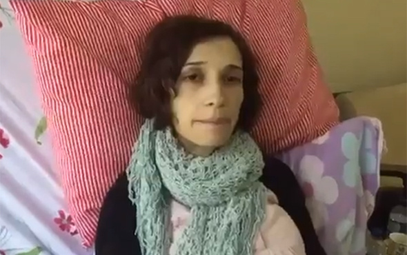 Tahliye edilen Nuriye Gülmen'in ilk videosu