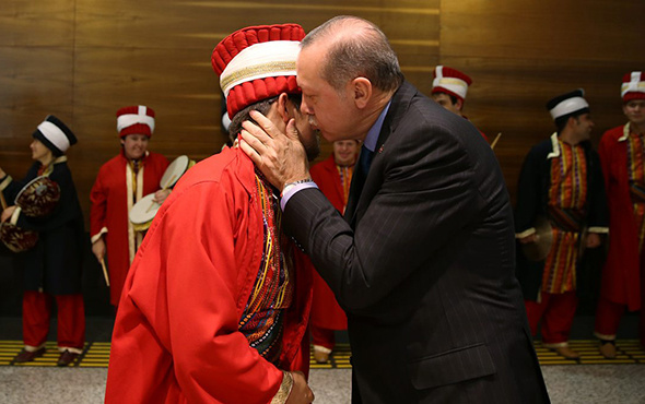 Erdoğan 'Engelleri Aşanlarla' bir araya geldi