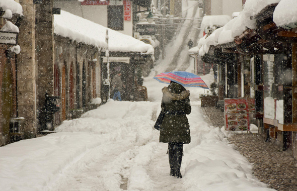 Hava sıcaklığı düştü kar yağışı başladı meteorolojiden 2 alarm