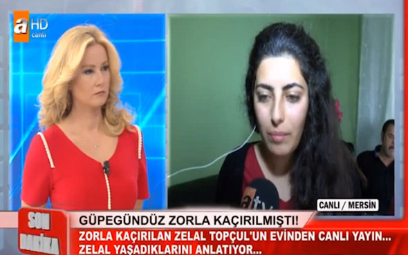 Zorla kaçırılan Zelal Topçul yaşadıklarını Müge Anlı'ya anlattı!