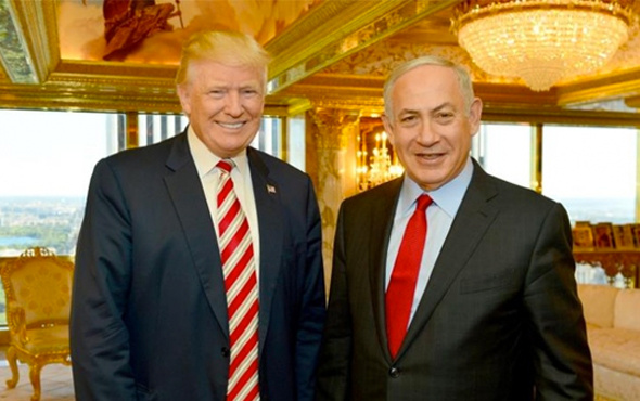 Sadece o memnun! Trump'a 'Kudüs' teşekkürü