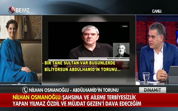 Abdülhamit'in torunu Nilhan Osmanoğlu dava açıyor
