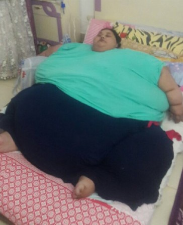 Dünyanın en kilolu kadını 25 yıl sonra dışarı çıktı