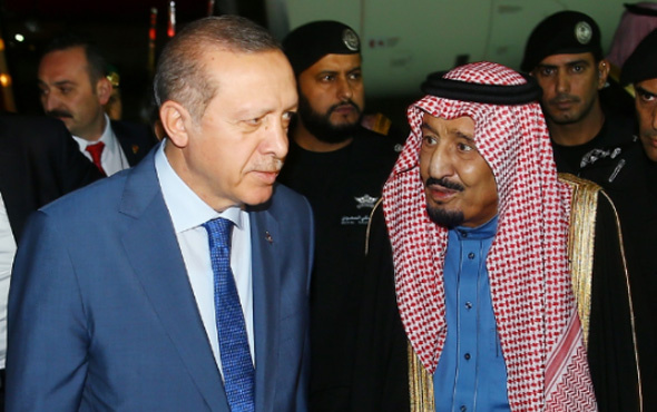 Cumhurbaşkanı Erdoğan Suudi Arabistan'da