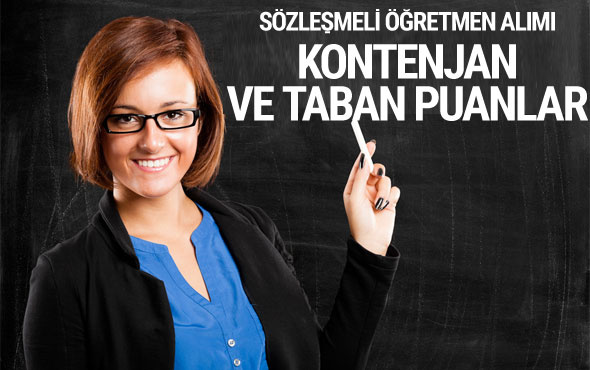 Sözleşmeli öğretmen kontenjanı ve taban puanı