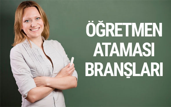 Öğretmen alımı branşları 2017 kontenjanları listesi