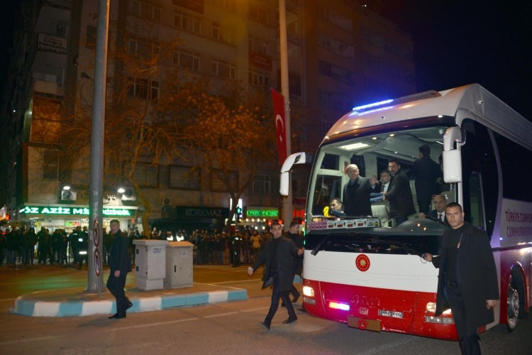 Cumhurbaşkanı Erdoğan'a yoğun ilgi