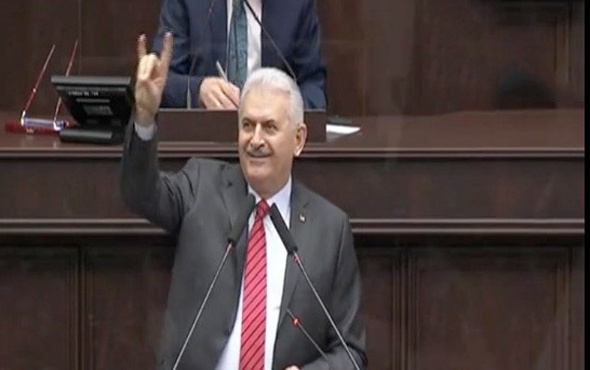 Başbakan Yıldırım'dan bozkurt işareti açıklaması