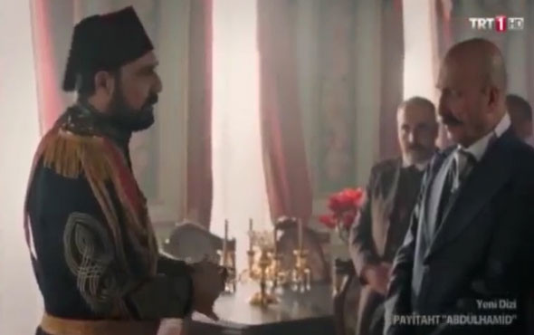 Sultan Abdülhamid'in tokat sahnesi sosyal medyayı salladı