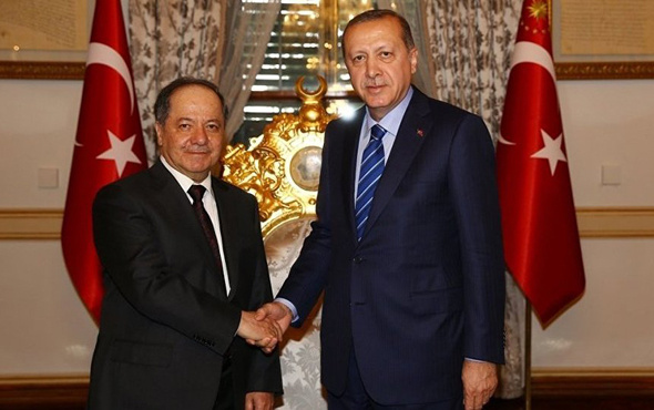 Mesut Barzani'den Erdoğan açıklaması