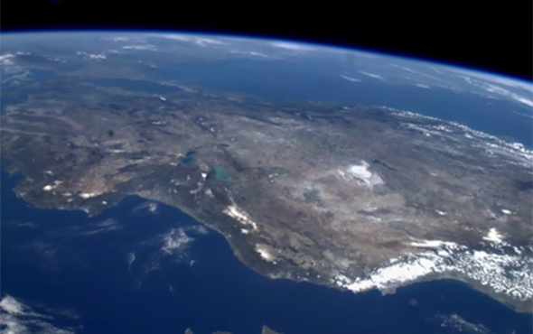 NASA astronotunun kamerasından Türkiye