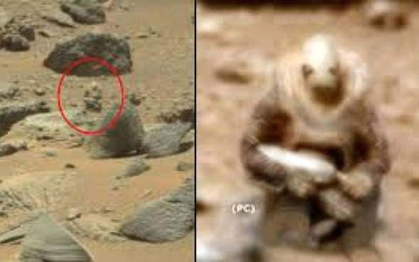 Mars'tan gelen garip görüntüler bunlar ne böyle?