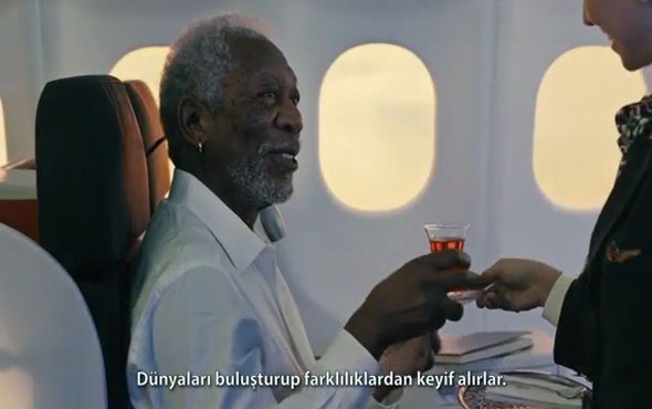 THY'nin Morgan Freeman’lı yeni reklam filmi ABD'de yayınlandı!