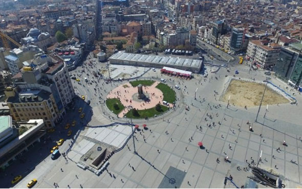 Taksim'de cami projesine onay