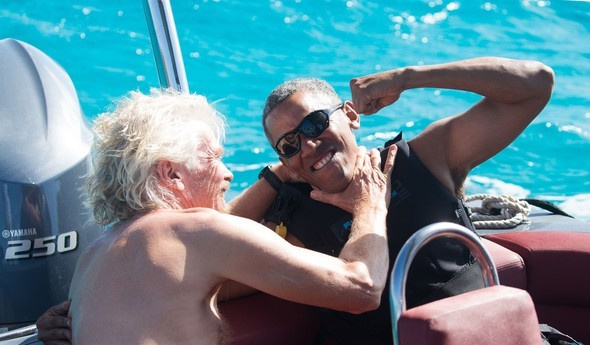 Obama'ya bakın emekliliğini tadını böyle çıkarıyor