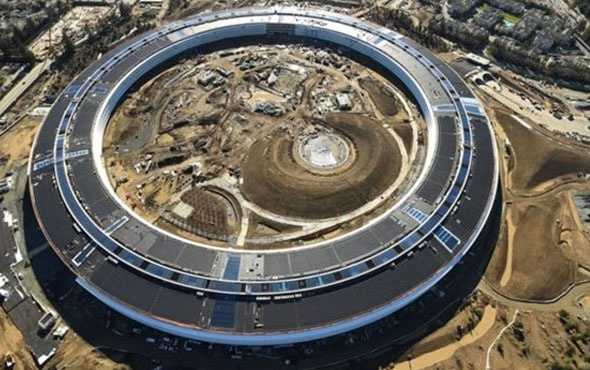 14 bin kişi taşınacak Apple'ın yeni uzay üssü