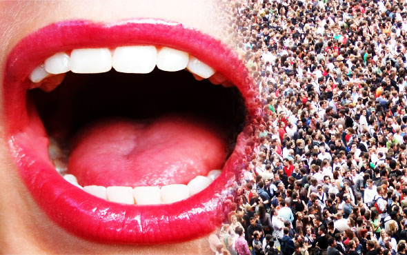 Ağzınızın içinde dünya nüfusu yaşıyor!