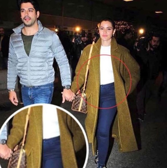 Fahriye Evcen'in göbeğine bakın! Neler oluyor?