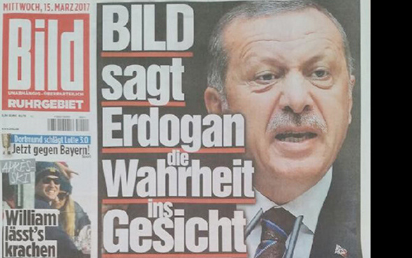 Bild'in küstah Erdoğan manşetine yanıt