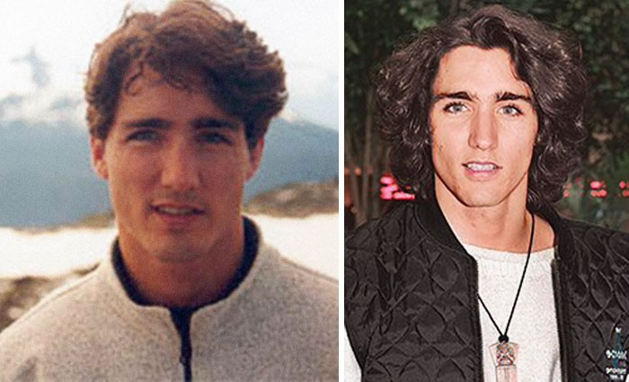 Justin Trudeau'nun gençlik fotoğrafları rekor kırdı