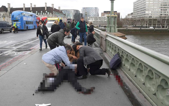 Londra saldırısı son dakika haberleri çok sayıda yaralı var