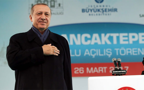 Erdoğan'dan o pankart için sert sözler