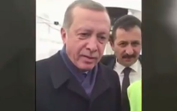 Erdoğan'ın sürpriz ziyaretinden yeni görüntü