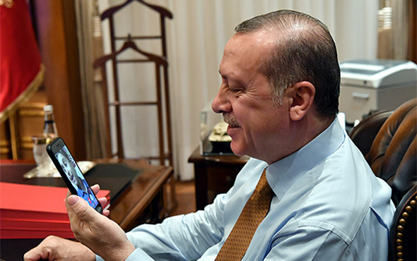Cumhurbaşkanı Erdoğan lösemi hastası çocuk ile görüştü