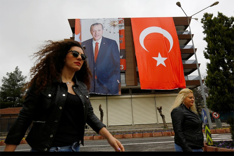 Diyarbakır'da Erdoğan heyecanı Reuters bu fotoğrafları yayınladı