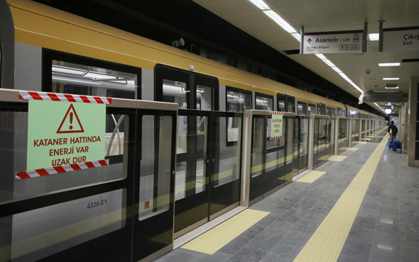Üsküdar-Sancaktepe Metro Hattı test sürüşleri başladı