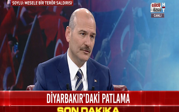  İçişleri Bakanı Süleyman Soylu'dan Diyarbakır açıklaması