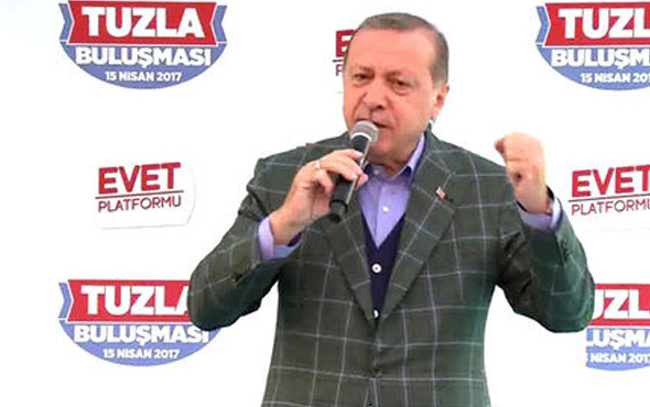 Cumhurbaşkanı  Erdoğan Tuzla'da konuştu