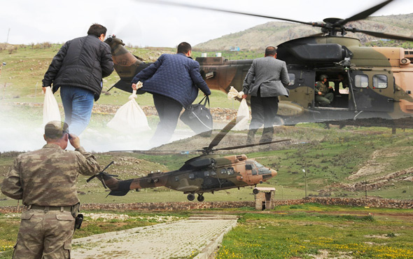 Oy pusulaları TSK'ya emanet! Askeri helikopterle taşındı