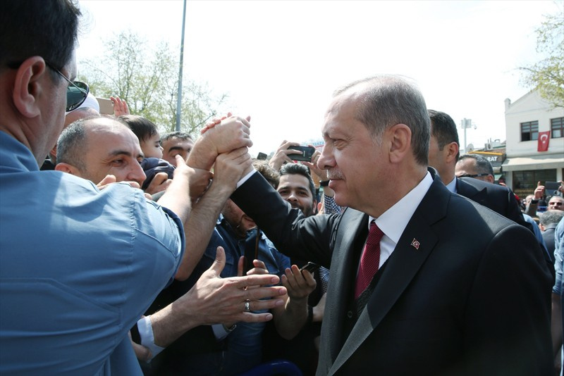 Cumhurbaşkanı Erdoğan Eyüp Sultan'ı ziyaret etti 