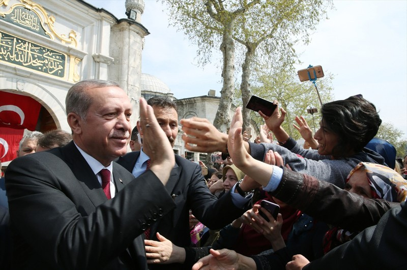 Cumhurbaşkanı Erdoğan Eyüp Sultan'ı ziyaret etti 