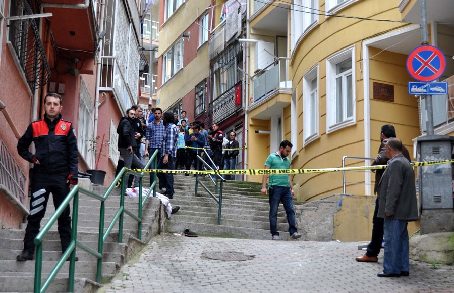 Sokak kan gölüne döndü mahalleli şoka girdi