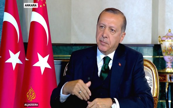 Cumhurbaşkanı Erdoğan'dan El-Cezire'ye önemli açıklamalar
