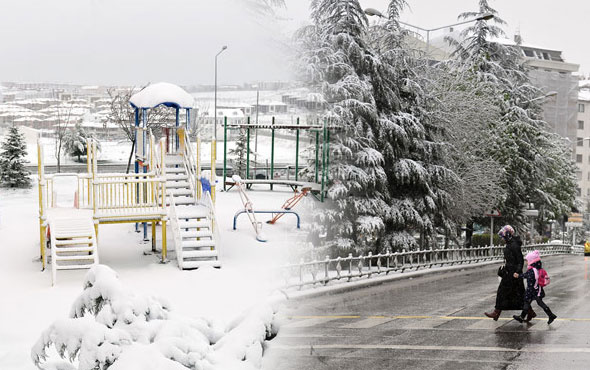 23 Nisan hava durumu şaşırtı lapa lapa kar yağdı