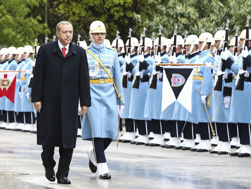Recep Tayyip Erdoğan mecliste özel törenle karşılandı