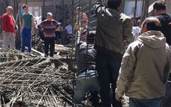 Samsun'da cami inşaatı çöktü: 3 ölü